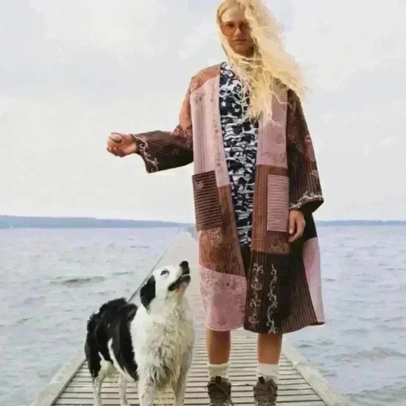 ✨50%OFF✨NWT Zara Limited Edition Patchwork Cardigan XS-S - Picture 3 of 8